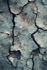 Obraz premium Minimalist background focusing on the macro texture of a cracked surface AI generated illustration