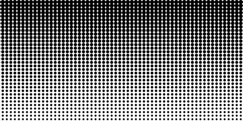 Halftone gradient. Dotted gradient, smooth dots spraying and halftones dot background seamless horizontal geometric pattern vector template set modern halftone modern