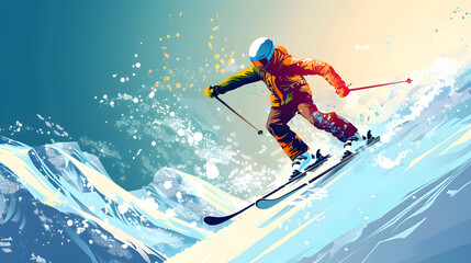 Skiing