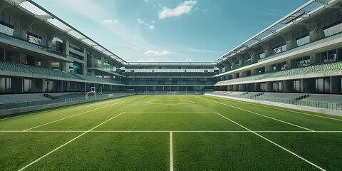 Obraz premium football field