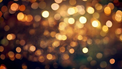 Obraz premium Abstract luxury swirling gold background, soft blur bokeh light effect, Generative AI