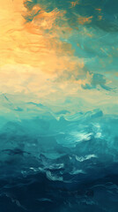 Fototapeta premium Harnessing the Power of Dynamic Gradients for Eye-Catching Mobile Backgrounds