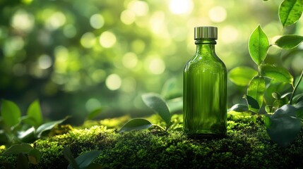 The Glass Bottle in Nature.