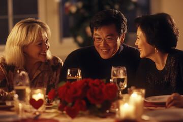 Happy Dinner with Friends 