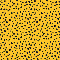 Leopard Skin Seamless Vector Background – Animal Print Pattern Illustration for Fashion, Fabric, Digital Art, Wild Style Decor, Safari Theme, and Graphic Design Projects
