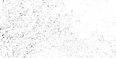 Grunge background black and white. Grainy noise scratches, dust texture. Abstract snow dust wall. Dirty old surface. Vector vintage pattern