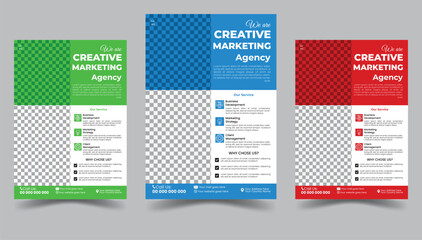 Business, Corporate Flyer Design Template