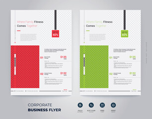 Family Fitness Flyer Design