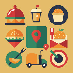 food icons set