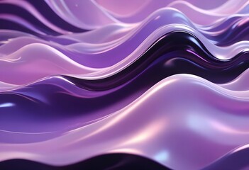 Naklejka premium Flowing purple, violet, and black abstract background with soft, wavy shapes and subtle sparkles
