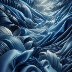 blue silk fabric texture background
