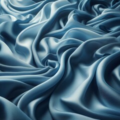 Fototapeta premium blue silk fabric texture background 