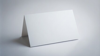 Paper Table Card Horizontal. 