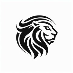 Obraz premium animal icon and logo on a white background Created with Generative AI technology