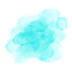 sky blue watercolor