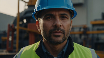 portrait of a male engineer 