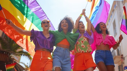 Fototapeta premium Women at Pride Parade