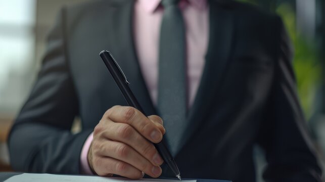 The hand and the pen