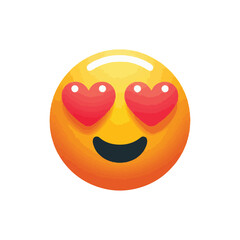 Obraz premium Love Emoji Vector Art, Icons, and Graphics for Free Download