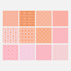 Set Of Seamless Pattern
