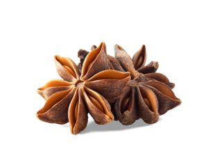 Star anise  isolated on a white background