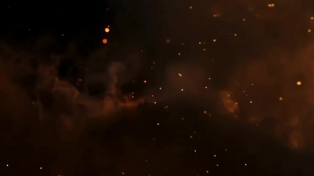 4k video loop orange glitter particles background shimmer, sky, confetti, firework, decoration, golden, rain, png, night, festive, card, starburst, white, year, xmas, rays, illustration, new, warm, 