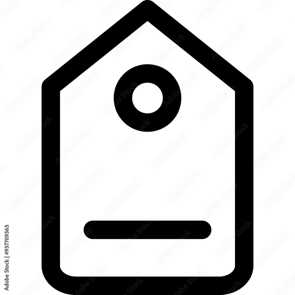 Sticker tag icon