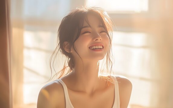 Asian Girl smiling