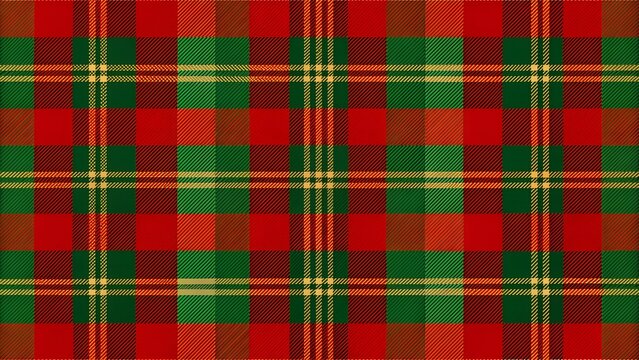 Classic red and green tartan plaid pattern traditional festive for Christmas design