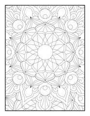 Ornamental mandala adult coloring book page. Mandala Coloring Book For Adult. Mandala Coloring Book. coloring page for children and adults.. 