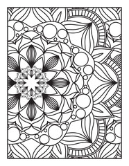 Ornamental mandala adult coloring book page. Mandala Coloring Book For Adult. Mandala Coloring Book. coloring page for children and adults.. 