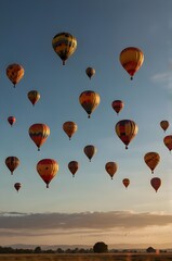 Obraz premium hot air balloons