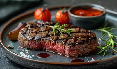 Fillet steak beef meat. 