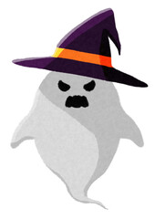 帽子をかぶったおばけ