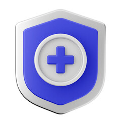 Obraz premium 3d shield icon