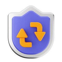 3d shield icon