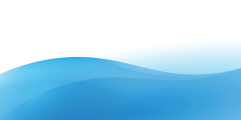 Naklejka premium abstract wave background blue simple