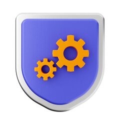 3d shield icon