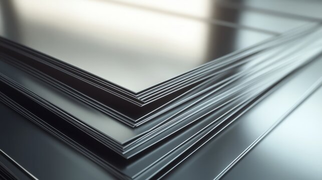 a pack of small sheets of titanium