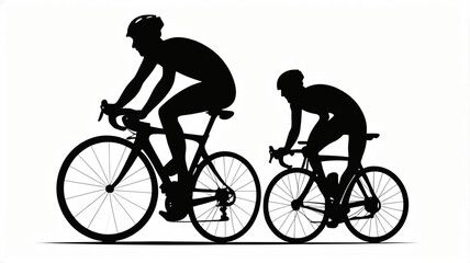 Obraz premium Cyclist icon.