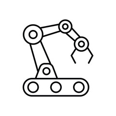 Obraz premium Advanced Robotics icon vector stock illustration