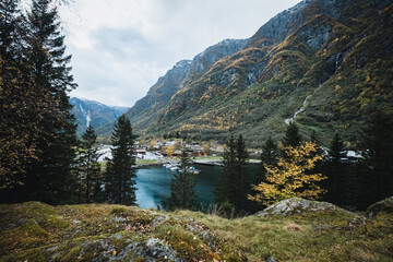 Autumn in Flam, Norway