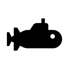 Periscope submarine solid icon
