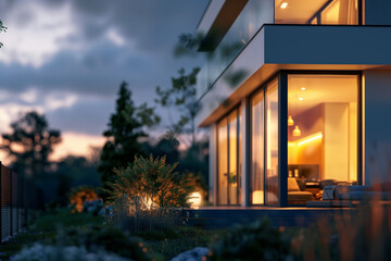 Fototapeta premium real estate concept photography modern style