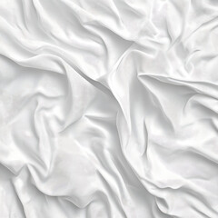 Obraz premium White fabric texture with some wrinkles