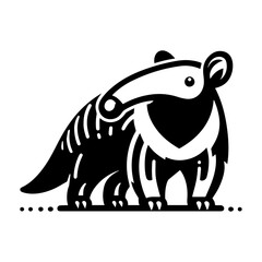 Anteater vector icon.