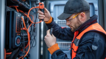 Appliance repair technician fixing a refrigerator, using specialized tools and parts to restore its cooling function and extend the appliances lifespan