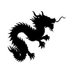 Vector Chinese dragon 