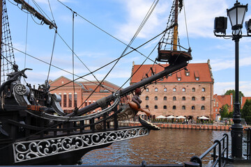 Gdańsk stare miasto widok statki  © MR. Stanek