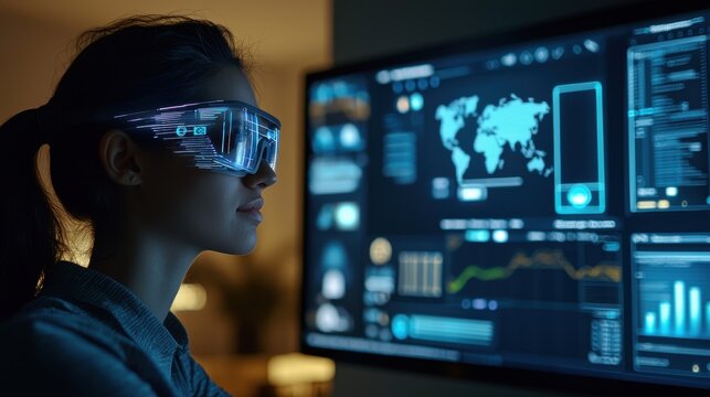A programmer working on a smart home device interface, testing and optimizing new AI features for enhanced user experience and automation
